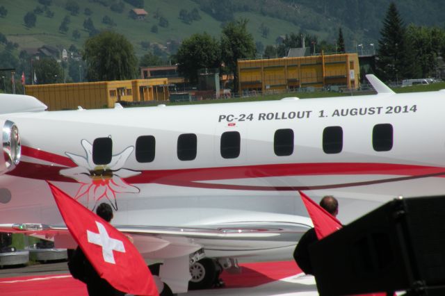 Pilatus PC-24 (HB-VXA) - PC-24 ROLLOUT - 1 AUGUST 2014