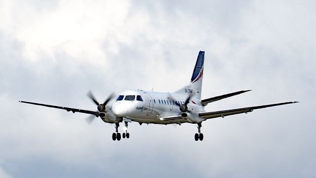 Saab 340 (VH-ZRM) - SAAB 340B SF34. Regional Express VH-ZRM runway 03 YPPH 190719.