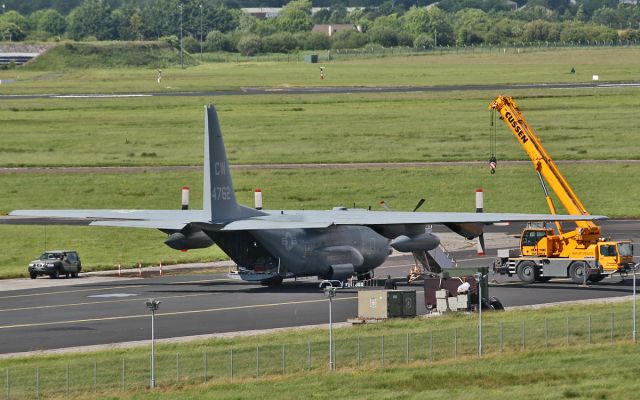 Lockheed C-130 Hercules (16-4762) - us navy c-130t 164762 vr-54 having some repairs done at shannon before its test flight 14/6/13.