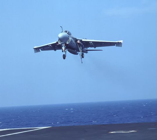 15-5653 — - Intruder Coming aboard USS George Washington 9-10-1993