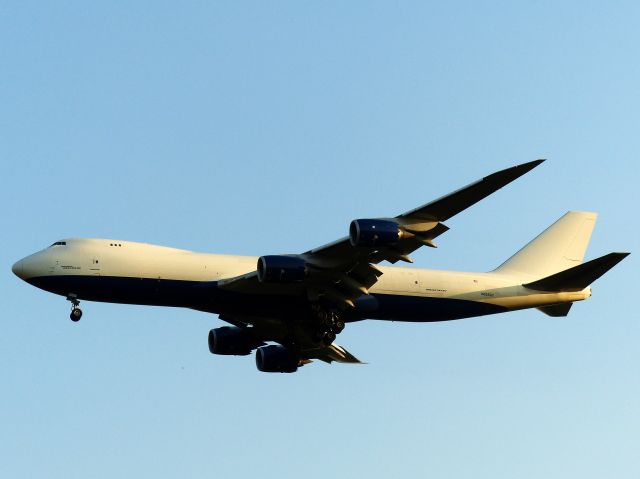 BOEING 747-8 (N858GT) - Luego de ser devuelto a Atlas este 748F aun conserva los colores de Global Air Supply. Obviamente no tardaran en pintarlo con el esquema de Atlas.