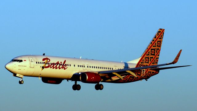 Boeing 737-900 (PK-LBH) - Boeing 737-9GP(ER). Batik PK-LBH. final runway 03 YPPH 16 June 2018