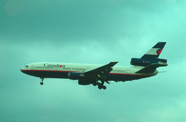 McDonnell Douglas DC-10 (C-FCRA) - Final Approach to Narita Intl Airport Rwy34 on 1987/09/13