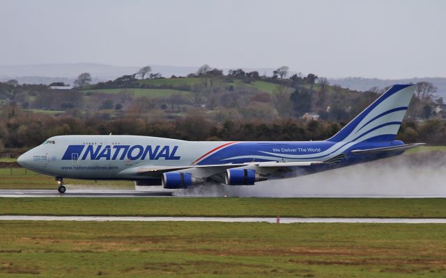 Boeing 747-400 (N952CA) - national b747-4f n952ca landing at shannon 26/3/16.