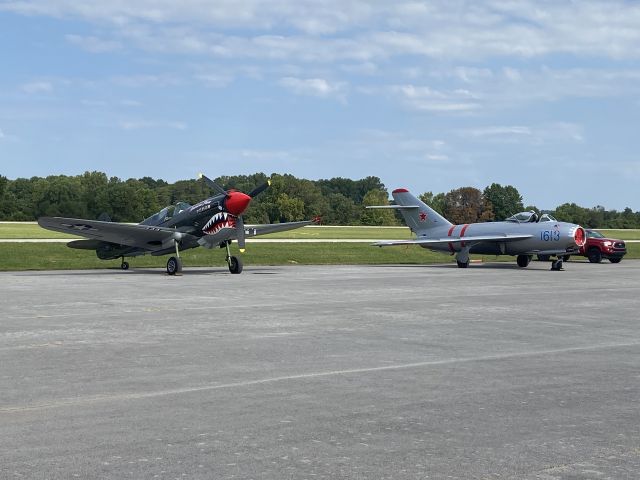 MIKOYAN MiG-17 (N917F) - Date Taken: September 17, 2022br /Standing next to the P-40 Warhawk at the 2022 Lake Cumberland Air Show!