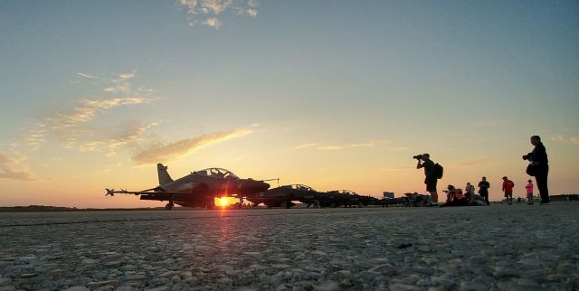 15-5222 — - Early morning sunrise at Airshow London 2017. I used my LG G5 phone to take this photo.