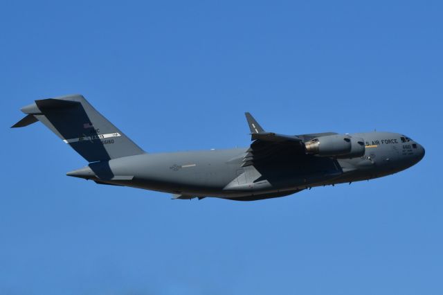 Boeing Globemaster III (06-6160) - 60th and 349th Air Mobility Wing, headquartered at Travis Air Force Base in California, departing KCLT - 10/24/18