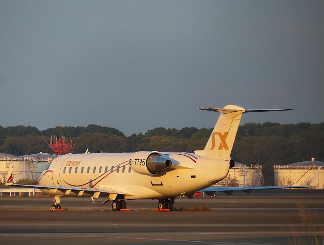 Canadair Regional Jet CRJ-200 (B-7795) - Photo taken on Oct 31, 2023.br /JXX701/30 HKG-NRT