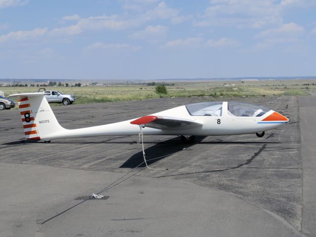 N103TG — - Moriarty Municipal Airport - a gliders paradise.