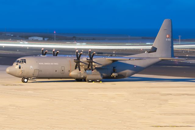 Lockheed C-130 Hercules (B583) - Royal Danish Air Forcebr /Tenerife Surbr /28/02/2016.