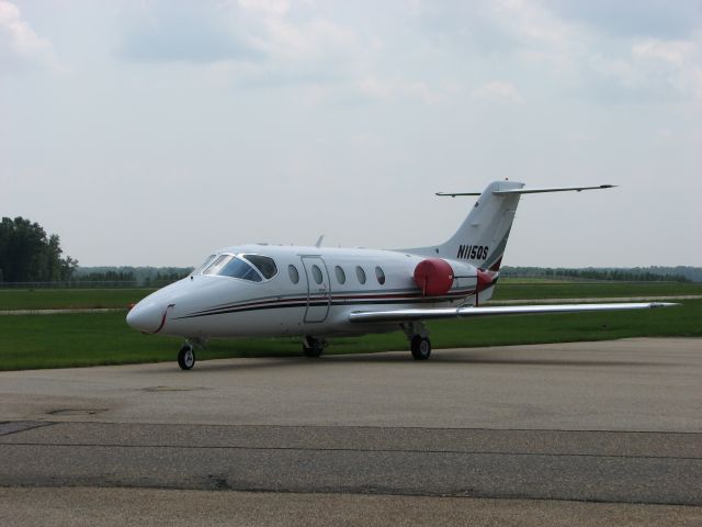 Beechcraft Beechjet (N115QS) - parked at KHRJ