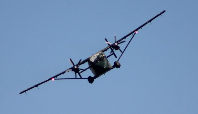 Short 330 (N262AG) - A McNeely Charter Service Short SD3-30 about to fly over Thomas J. Brumlik Field, Albertville Municipal Airport, AL - April 10, 2018.