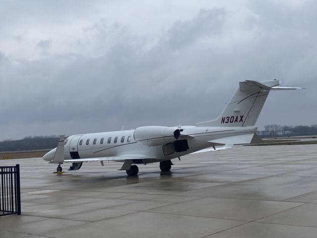 Learjet 45 (N30AX) - N27AX LLC Owned Learjet 45 aircraft visiting Jackson (KJXN) from (KUGN) on their way to Denver Centennial (KAPA)