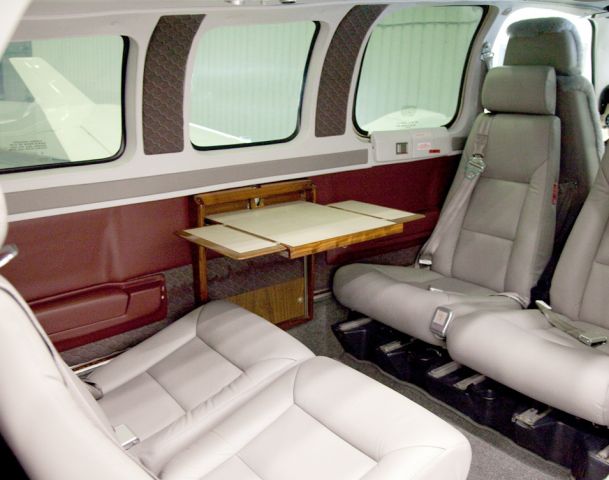 Beechcraft Bonanza (36) (N95PJ) - Cabin of a 58 Baron.