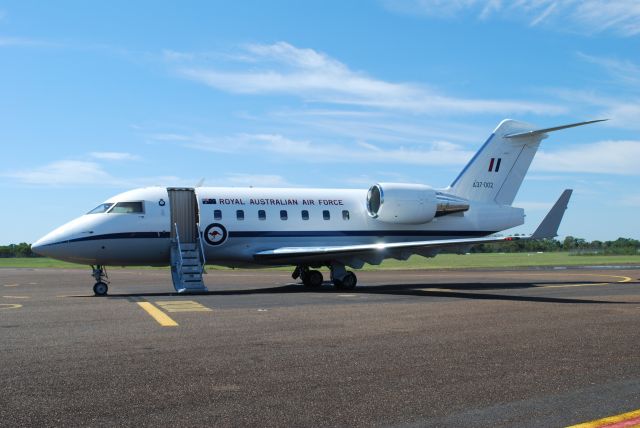 Canadair Challenger (A37002) - One of a number of Royal Australian Airforce jets used in its executive flight