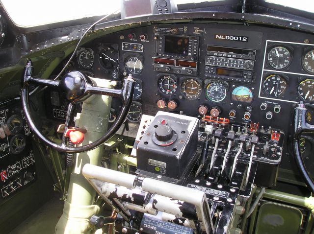 — — - B-17 Cockpit