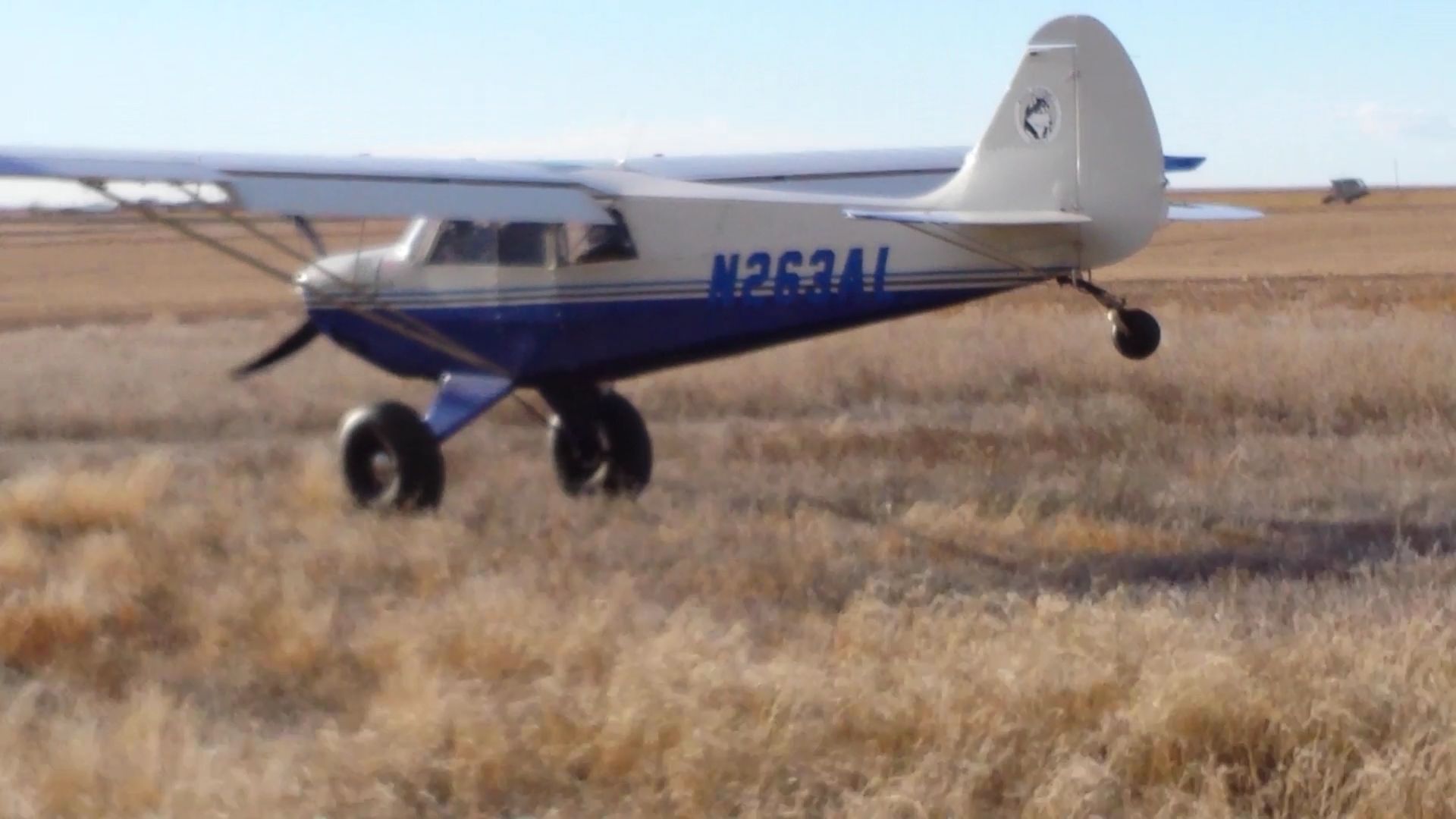 N263AL — - Off airport takeoff