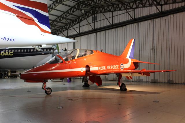 FUJI T1F (XX308) - A preserved British Aerospace Hawk T.1.br /br /Location: East Fortune Airfield, National Museum of Flight, Scotland.br /Date: 27.11.22 (dd/mm/yy).