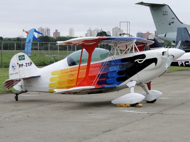 PP-ZSP — - "Sun Air" in 2010 PAMASP. Static display of acrobatic Christen Eagle II, the AeroClube of Sao Paulo, recently donated to the Museum of TAM.