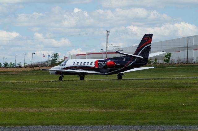 Cessna Citation V (N777RB) - Stopped in at KMPO. Pocono 400 was running.