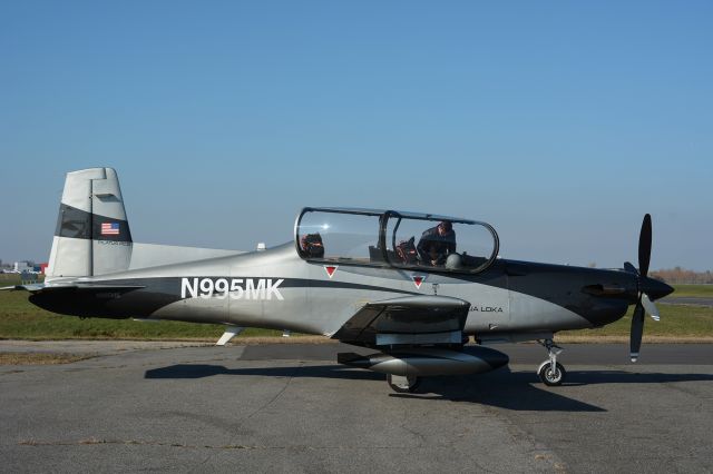 HAWKER DE HAVILLAND PC-9 (N995MK) - Visiting CYHU, November 2021