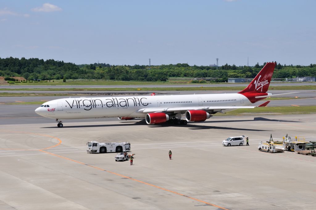 Airbus A340-600 (G-VEIL) - 2014/6/14