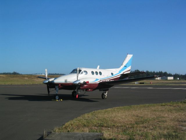 Beechcraft King Air 90 (N54PT) - Before the paint job. You can see why.