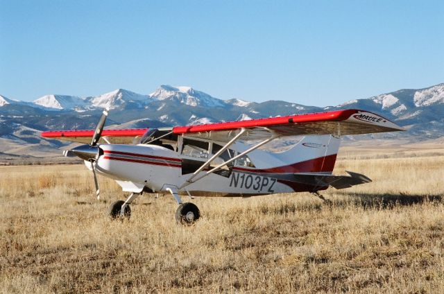 N103PZ — - Tobacco Root mountains near Pony, MT