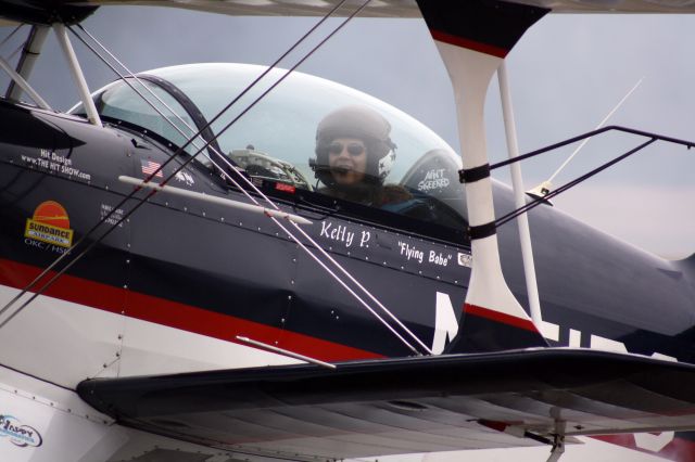 N151PS — - Kelly Pietrowicz, the Flying Babe, taxiing following a performance in the snow during the 5th Annual Jasper Air Show. Sunday, March 21st, 2010.