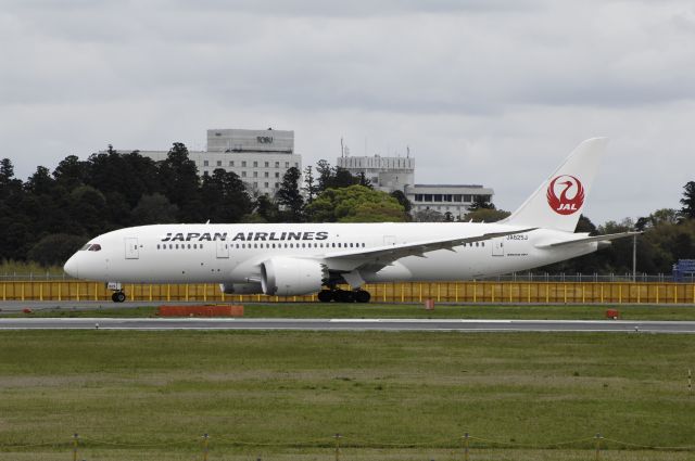 Boeing 787-8 (JA825J) - Taxi at NRT Airport on 2012/04/30