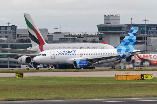 Airbus A319 (5B-DCU) - FCB658 just after landing on the flight from Larnaca.