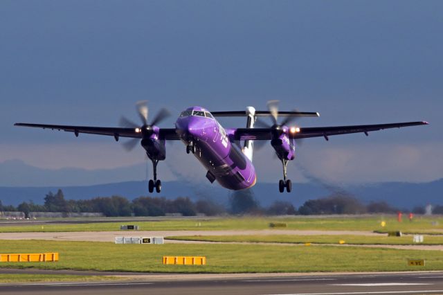 de Havilland Dash 8-400 (G-FLBE) - BEE862 on the way back to Southampton