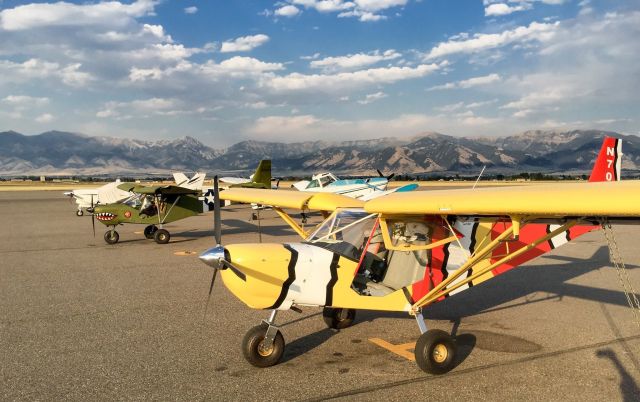 Piper L-21 Super Cub (N701GT) - Clownfish plane coming home from Oshkosh 2016.