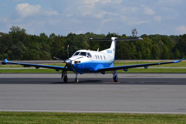Pilatus PC-12 (N806AF) - ABOUT APPLE TIME INC at KJQF - 9/26/18