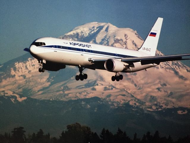 VP-BAZ — - SeaTac Int'l Airportbr /Stunningly clear day ~ awaiting flights to arrive in late afternoon...