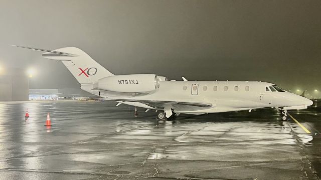 Cessna Citation X (N794XJ) - A sharp looking Citation X at Signature Flight Support Indy. br /br /This aircraft is a 2008 Cessna 750 Citation X, SN 750-0294, owned/operated by XOJET. 10/30/22. 