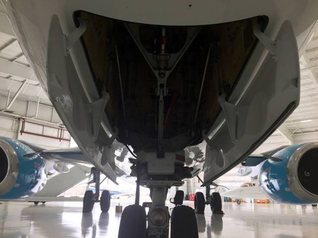 Boeing 737-500 (N321GG) - Nose wheel area