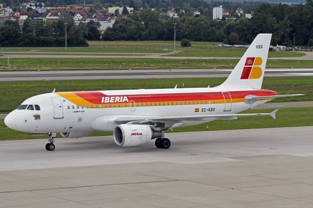 Airbus A319 (EC-KBX)