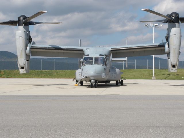 Bell V-22 Osprey (CRK21) - Pax.River V-22 that stopped in for fuel on 10/21/2008