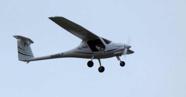 PIPISTREL Alpha Trainer (N489LP) - Shortly after departure is this 2022 PIPISTREL Alpha Trainer in the Winter of 2024.