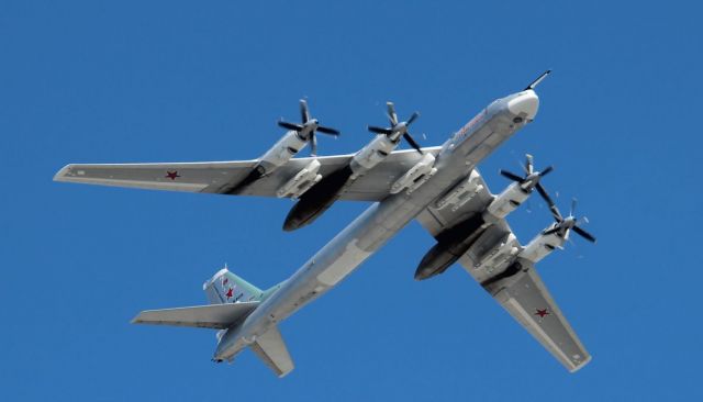 Tupolev Tu-142 (RF-94116) - Flypast by Russian Air Forces on Victory day over Moscow.