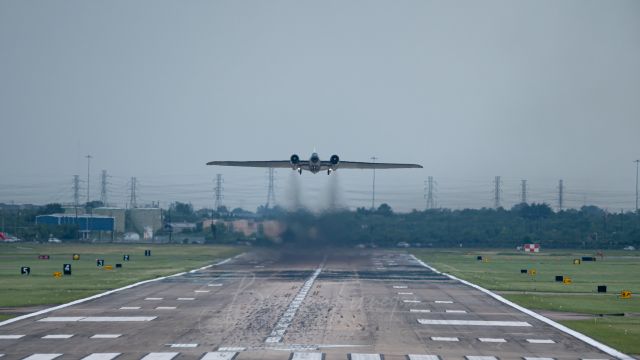 Martin WB-57 (N926NA) - NASA Johnson Space Center WB-57F, N926NA, takes off from runway 35L at KEFD on 18 September to image the re-entry and splashdown of Space X Inspiration4 off the Florida coast in several hours.