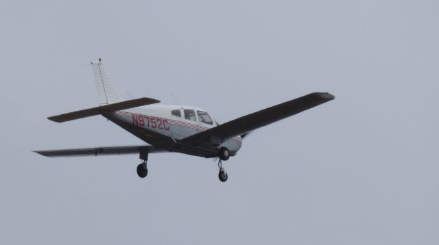 Piper Cherokee (N9752C) - Shown here a moment or two from departure is a Piper Cherokee  in the Spring of 2016.