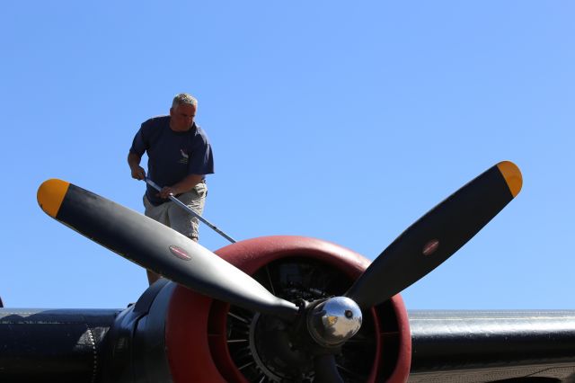 Consolidated B-24 Liberator (N224J) - Collings Foundation B-24J, Witchcraft, on 18 April 2015.