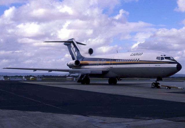 Boeing 727-100 (C2RN7) - Boeing 727-77QC C2-RN7 of TAA Cargo at Melourne Airportin 1985. Previously VH-RMS of Ansett.