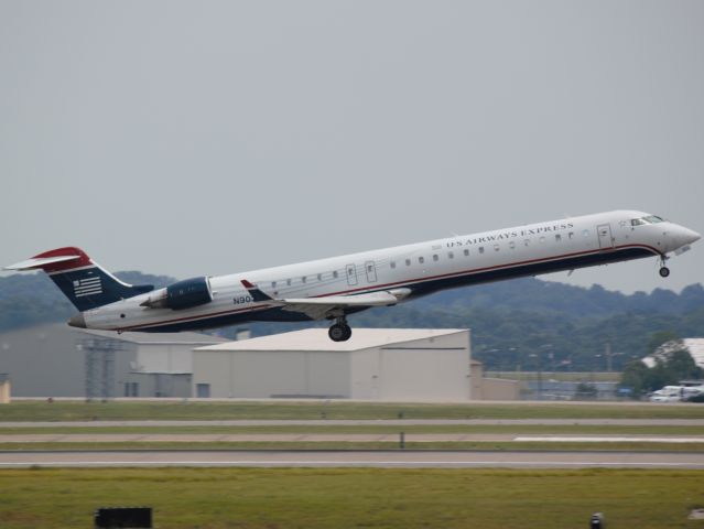 Canadair Regional Jet CRJ-900 (N903FJ) - Taking off 20R on 6/16/2013