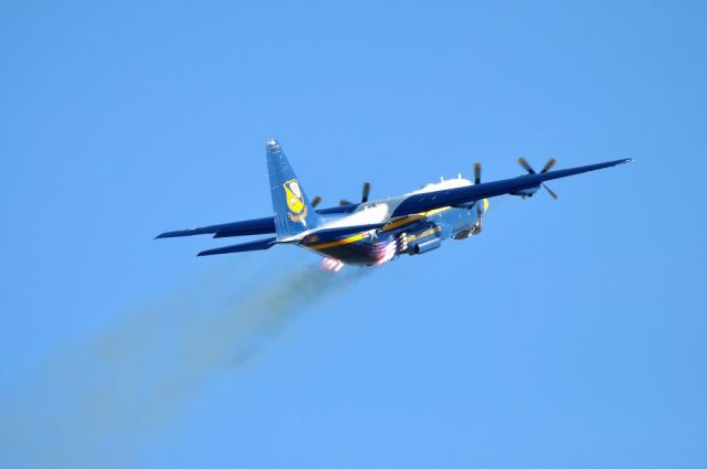 — — - Fat Albert lifting off like the space shuttle! Wings over Houston