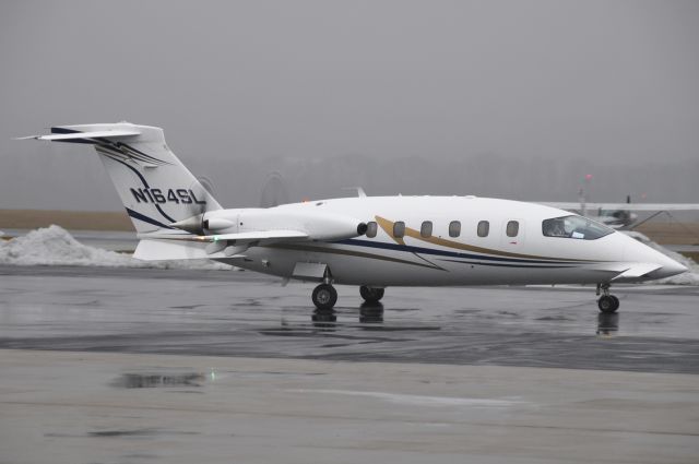 Piaggio P.180 Avanti (N164SL) - Seen at KFDK on 1/17/2010.   Heavy rain.      a href=http://discussions.flightaware.com/profile.php?mode=viewprofile&u=269247  [ concord977 profile ]/a