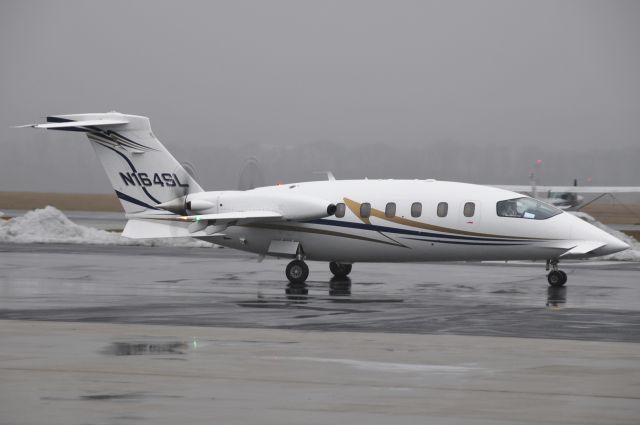 Piaggio P.180 Avanti (N164SL) - Seen at KFDK on 1/17/2010.   Heavy rain.      a href=http://discussions.flightaware.com/profile.php?mode=viewprofile&u=269247  [ concord977 profile ]/a