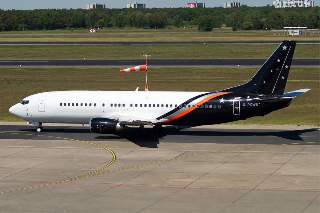 BOEING 737-400 (G-POWS) - Boeing 737-436, Titan Airways, G-POWS, EDDT Airport Berlin-Tegel, 07.May 2018